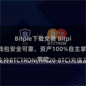 Bitpie下载免费 Bitpie钱包安全可靠，资产100%自主掌控
