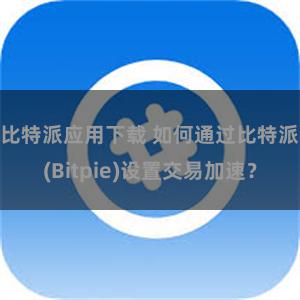 比特派应用下载 如何通过比特派(Bitpie)设置交易加速？
