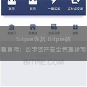 Bitpie恢复 Bitpie教程官网：数字资产安全管理指南