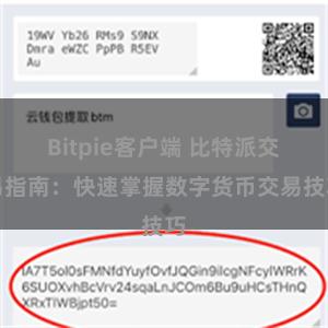 Bitpie客户端 比特派交易指南：快速掌握数字货币交易技巧
