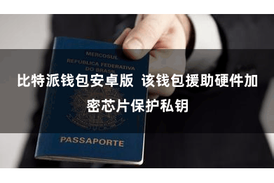 比特派钱包安卓版  该钱包援助硬件加密芯片保护私钥